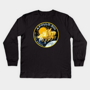 Apollo 13 mission Patch Kids Long Sleeve T-Shirt